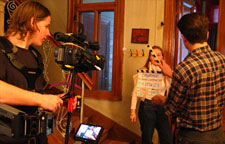 Operating Steadicam for Appletiger.